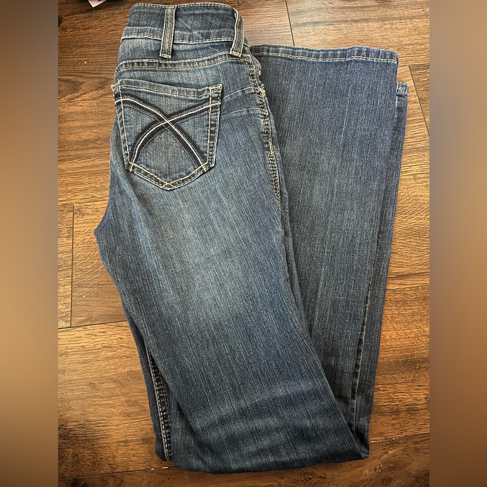 Ariat Women's Boot Cut Jeans in Dark Blue